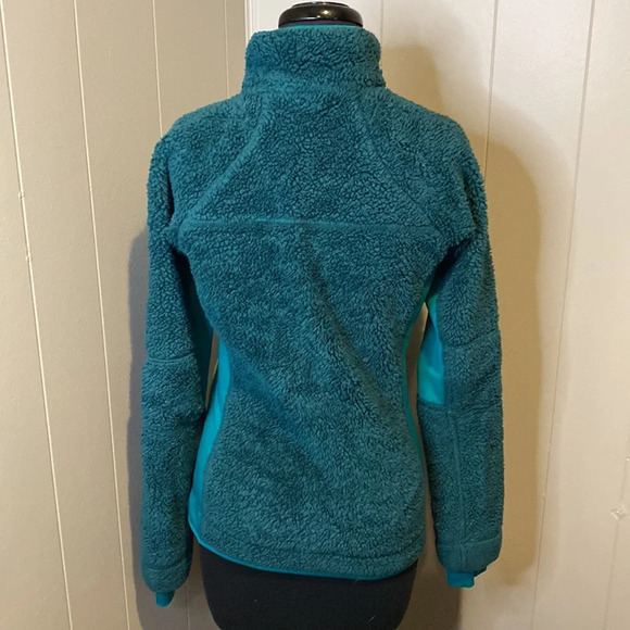 Columbia Women’s Small Fleece Jacket Pockets Turtleneck Full Zip Up - Picture 5 of 9